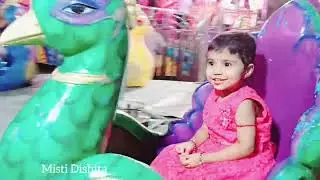 Misti dishita durgapuja malar toy car ride mini vlog video🥰||