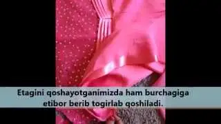 Ko'ylakni Beliga Bonsh Burchak Qilish