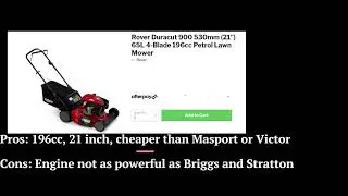rover mower review