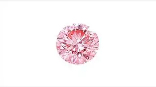 Lab Grown Pink Diamond. 0.95 Carats Fancy Intense Pink.