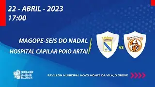 SEMIFINAL MASCULINA DA FINAL FOUR 1ª AUTONÓMICA 22/23 - O GROVE