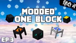#3 Modded One Block MCPE - Starting Mob Grinder | MINECRAFT in Hindi | THE ETRIGAN