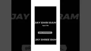 JAY SHREE RAM 🚩🚩#ram #hindu #rss #hinduism #india #support #