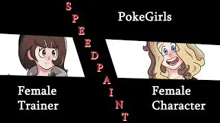 SpeedPaint PokeGirls (Female Trainer & Female Character)| Pokemon Sword & Shield | Geebran