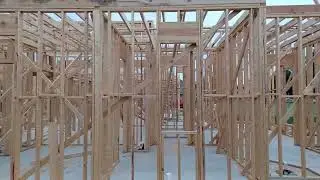 Framing Continues with Ceiling Joists, Pony Walls, and Beams