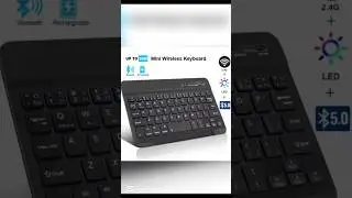 Bluetooth Wireless Keyboard 2.4G #Rechargeable #GamingReceiver #ForAndroid #iOSWindows