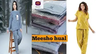 Meesho winter wear night suit for women || Budget finds under 499/  Affordable cloths & Home items