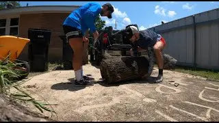 Tree Stump Clean Up | Backyard Transformation