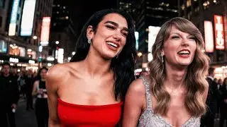 Taylor Swift x Dua Lipa — Teardrop Letters