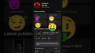 @SmEditz26 Youtube Monetization Revenue 😍 Money Status 🤑 #youtube #shorts