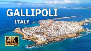 Gallipoli, Apulia, Italy- drone 4K/60 fps- Relaxing Scenic & Music