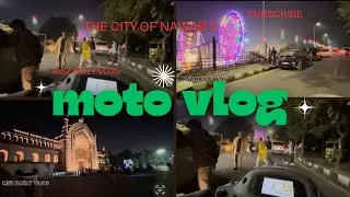 Lucknow Night Ride 🚀 | City of Nawabs Moto Vlog | Riverfront Lights & Fair Tour | MSZ Daily Vlog