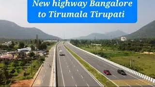 Road Trip - Bangalore to Tirumala Tirupati (drone shot of new highway)