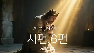 시편 6편 (Psalm 6) 클래식 찬양 모음 | 고화질 4K AI 슬라이드 | 연속듣기