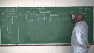 Solution of Linear Systems by Matrix Inverse Method - Part 1