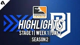 New York Excelsior vs Boston Uprising | Overwatch League S2 Highlights - Stage 1 Week 1 Day 1