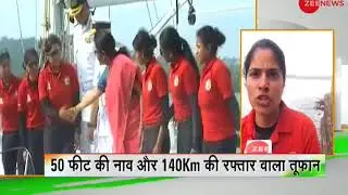 Deshhit: Around the world in 254 days: All-women crew of INS Tarini reach Goa today