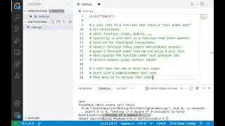 Introduction to Programming with Python: Assert and Unit Testing with Pytest