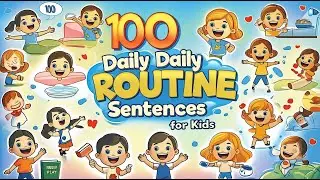 Learn 30 Daily Routines in English for Children | Fun Practice for ESL Kids