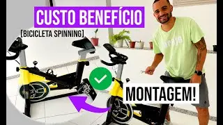 COMPREI BICICLETA ERGOMÉTRICA CUSTO BENEFÍCIO!! 🚴🔥 TREINAR SPINNING EM CASA - VALE A PENA?