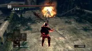 Демонстрация оружия Dark Souls: Алебарда горгульи