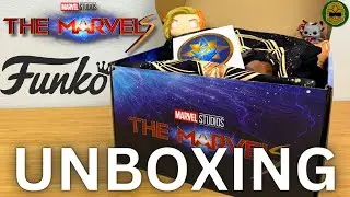 Marvel Studios' The Marvels Funko Collector Corps Unboxing! Amazon Exclusive POP Subscription Box