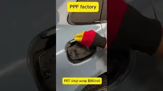How to wrap the charging port #automobile #ppfprotection #detailing #film #ppf #vinyl #wrap #tpu
