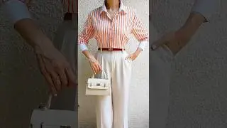 ✅️BUTTON UP SHIRT HACK TO CROPED IT.SLOW VER. #shorts #fashionhack #outfit #outfitideas