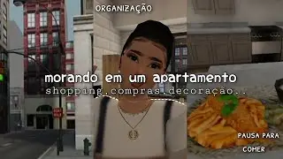 Morando em um apartamento /shopping,compras,decoração( avakin life)🖌✨🦋