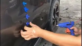 Auto Paintless Dent Repair Tools EU Plug Glue Gun Car Dent Repair Kit De