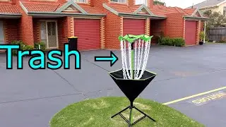 DO NOT BUY THE FRANKLIN DISC GOLF PORTABLE BASKET | (Cheap Basket from Amazon)