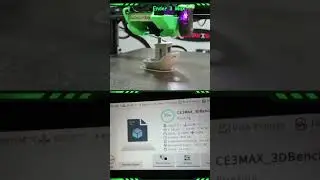 ender 3 max + sonic pad prints benchy in 42mins 30 seconds 😍 👌 😋 #3dprint #3dprinterupgrade #ender3