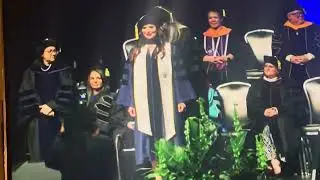 Hooding of Dr. Cathy Bennett Health Sciences PHD Ceremony