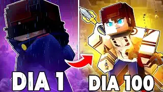 Batalhei por 100 DIAS no Mundo de JUJUTSU KAISEN V.20 no MINECRAFT !!