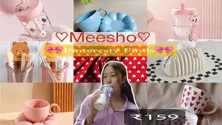 *Meesho* 🎀Pinteresty Finds🎀 all under 300🫶;Pinteresty Tea cup/Waterbottles/etc🫠