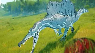 Hyper Spinossauro Blue - Explorando uma Regi&atilde;o Muito Perigosa! - THE ISLE PT/BR|61