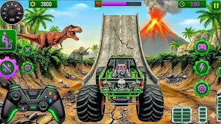 Monster Truck Mega Ramp Stunt Impossible Drive - Car Stunt Racing Game - Android Gameplay #267