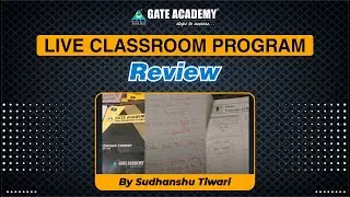 Review of GATE ACADEMY Live Class Room Program | By Sudhanshu Tiwari | Honest Review