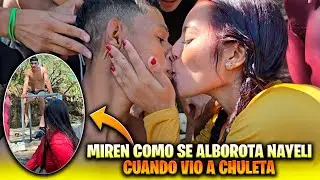 Nayeli se alborota al ver en boxer a Chuleta. Heydi le da un gran beso a Felipin por la apuesta