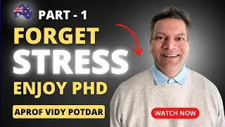 How to Manage Stress during your PhD? Best tips to manage stress | Enjoy your PhD | Vidy Potdar