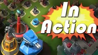 Doom Cannon & Shock Blaster In Action! Attacking Prototype Defenses | Boom Beach Gameplay