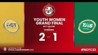 AFA 2022 National Futsal Championships Grand Final u19 girls ACT v TAS