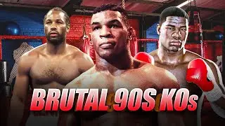 Hardest Punchers of 1990s Heavyweight Boxing &ndash; Brutal Knockouts