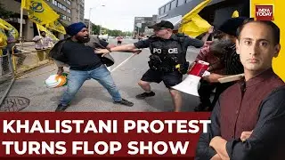 Khalistani Protest Turns Flop Show, Handful Of Khalistanis At Canada Stir