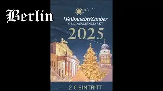 Берлинское рождественское волшебство Жандарменмаркт 2025