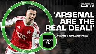 Are Arsenal now UCL FAVOURITES? 👀🏆 Arsenal 3-1 Bayern Munich REACTION | ESPN FC