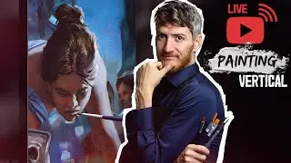 🔴Oil Painting Session Live - Let's Make ART Together #art #inspiration [Vertical]