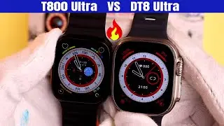 T800 Ultra vs DT8 Ultra Smart Watch Boot Speed Comparison