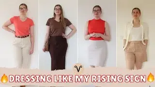 A Week of Styling Myself as my Rising Sign!