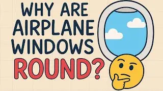 Why Are Airplane Windows ROUND? The Fun Engineering Secret! | Funigen